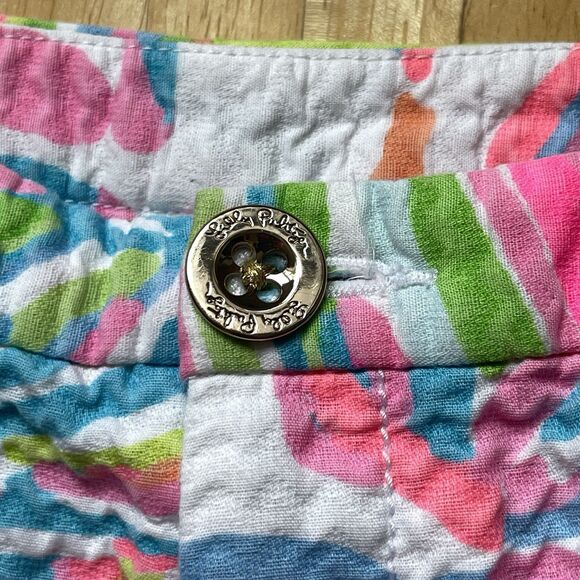Lilly Pulitzer Adie Shorts Size 00 Shellabrate Multicolored Resort Shells 23582 - Picture 4 of 8